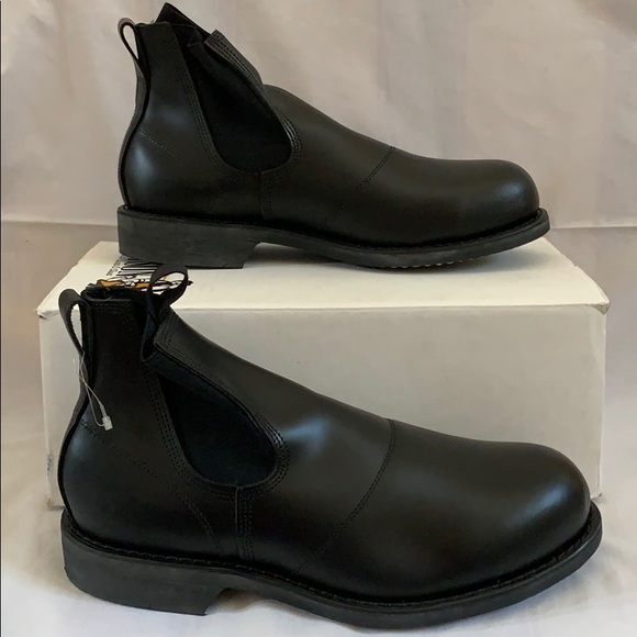 ADDISON Military Steel Toe Molder Ankle Boots - Picture 1 of 8